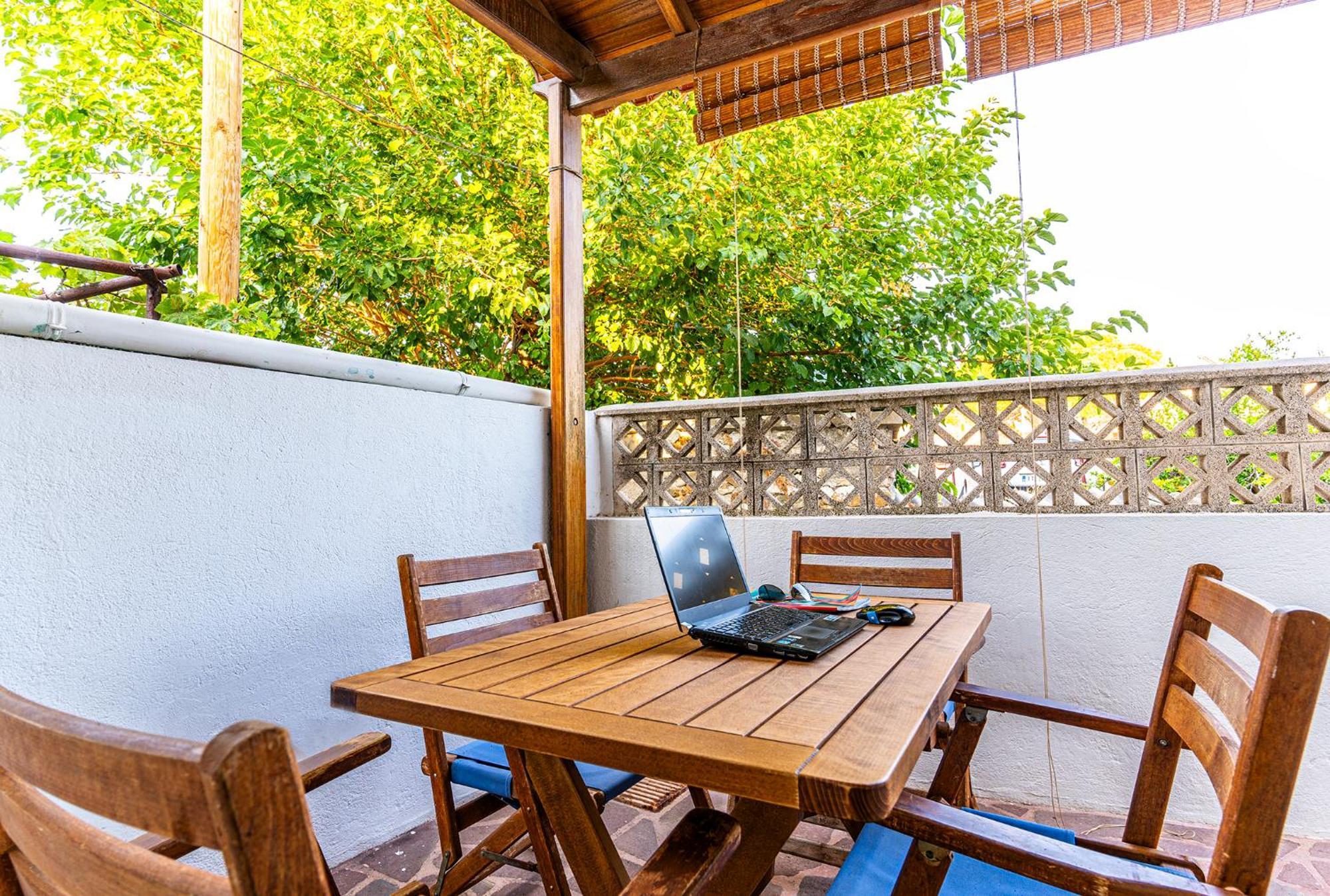 La Skala Eressos Holiday Apartments Exterior foto